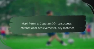 Maxi Pereira: Copa américa success, International achievements, Key matches